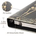 thumbnail image 3 of FORMRS 3 Ring Photo Album 4"x6" Self Adhesive Large Capacity PU Leather Cover, Beige Halloween Skeleton, 3 of 8