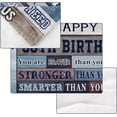 thumbnail image 4 of LHSHID Happy 50th Birthday Blanket for Women and Men 30x40in, 4 of 7