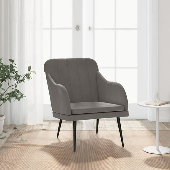 vidaXL Accent Chair with Arms Sofa Side Chair for Living Room Bedroom Velvet