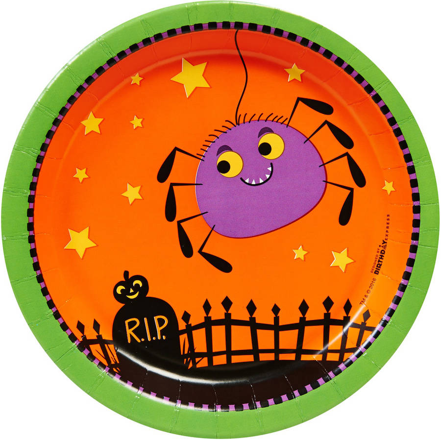 Trick or Treat Halloween Dessert Plates, 8pk