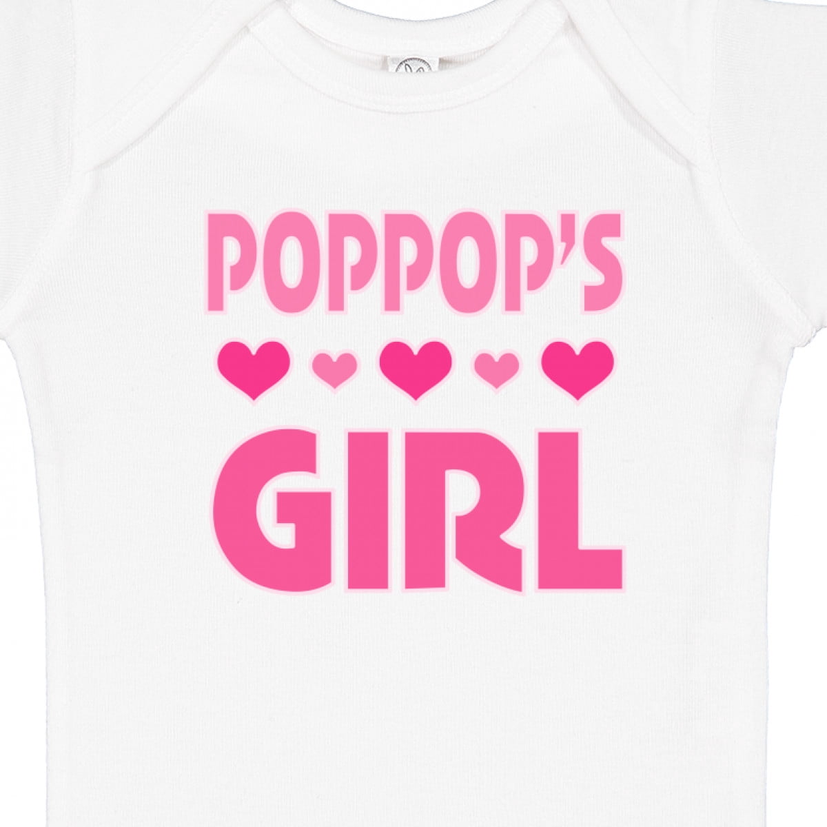 Inktastic Poppop Girl Granddaughter Girls Baby Bodysuit