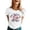 48-White, variant on ibiyuan Usa 250th Anniversary Shirt T Shirts for Women Crew Neck 250 Anniversary Usa Holiday Short Sleeve Independence Day Funny Shirts Womens Holiday Tops
