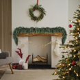 thumbnail image 4 of Guvpev Realistic Christmas Garland for Mantel, 6FT Real Touch Thick/Lush Artificial Cedar Garland with Pine Cones & Berry Christmas Decorations, Indoor Outdoor Seasonal Greenery Garland for Holiday, 4 of 18