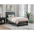 thumbnail image 2 of AFI Oxford Modern Wood Twin Bed with Footboard in Espresso, 2 of 6