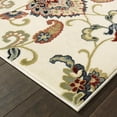 thumbnail image 4 of Oriental Weavers Kashan Area Rug - 9946W - 3'10" x 5'5" - in Ivory/ Multi - Vintage Inspired, Stain Resistant, Family and Pet Friendly , Entrway, Bedroom Rug, 4 of 4