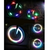 AGPtek Multi-color 6pcs Flexible Waterproof Silicone Bike Light Bicycle Cycling Spoke Wire Tire Tyre Silicone LED Wheel