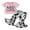 Pink, variant on Suealasg Little Girls Summer Outfits 1T 2T 3T 4T 5T Kids Girls Short Sleeve Letter Print Tops Cow Print Flared Pants Sets Toddler Girls Pants Sets
