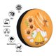 thumbnail image 4 of Fotbe Sunflower Gnomes 2 Funda de Llanta de Repuesto con Estampado, Engrosada, Ajuste Universal para Jeep, Remolque, RV, SUV, Camión-17 inch, 4 of 6