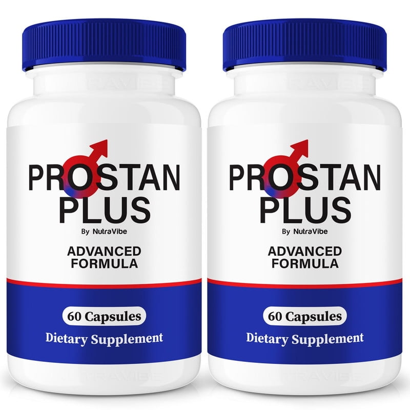 (2 Pack) Prostan Plus - Official ProstanPlus Pills For Prostate Heath, All Natural Formula To Support Control, Energy & Overall Well-Being, Review (120 Capsules)