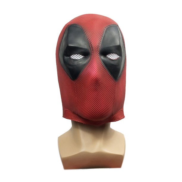 Máscara de látex de Deadpool para fiesta de disfraces de carnaval de Halloween