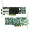 thumbnail image 2 of Tarjeta HBA de canal de fibra de puerto dual para EMULEX LPE12002 FC HBA PCle 2.0 8G PCl-E, 2 of 10