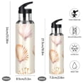 thumbnail image 2 of Yayeee 20oz Insulated Water Bottle Double Wall Stainless Steel with Flip Straw Lid, Pink Seashell, 2 of 7
