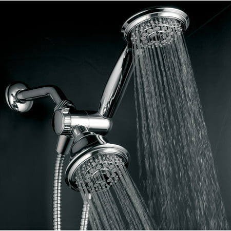 PowerSpa 24-Setting Luxury 3-Way Shower Combo, (Best Dual Shower Head)