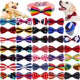 thumbnail image 2 of New 50/100 pcs Dog Collar Bow Tie Double Dog Bows Dog Supplies Removable Pet Dog Bowties Collar Decoration Pet  Accessories ShopWise Round, 2 of 8