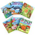 thumbnail image 1 of Baby Fabric Activity Crinkle Soft Books for Infants Baby Early Educational Toys, 1 of 10
