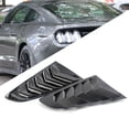thumbnail image 4 of Sarkoyar 2Pcs Gloss Black Side Window Scoops Modified Side Window Louvers Covers for Ford Mustang 15-17, 4 of 6