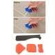 thumbnail image 5 of Herramienta Raspadora 4 Uds Kit De Herramientas De Calafateo Removedor De Sellador De Silicona Pala Raspador De Calafateo De Cemento De Vidrio Para La Renovación De La Decoración(Rojo), 5 of 8