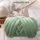 thumbnail image 4 of Hilo De Algodón Chunky Yarn DIY Slipper Bag Spinning Hilo Hilo Anti-pilling para Tejido (Verde) Ndcxsfigh Libre de BPA, 4 of 5