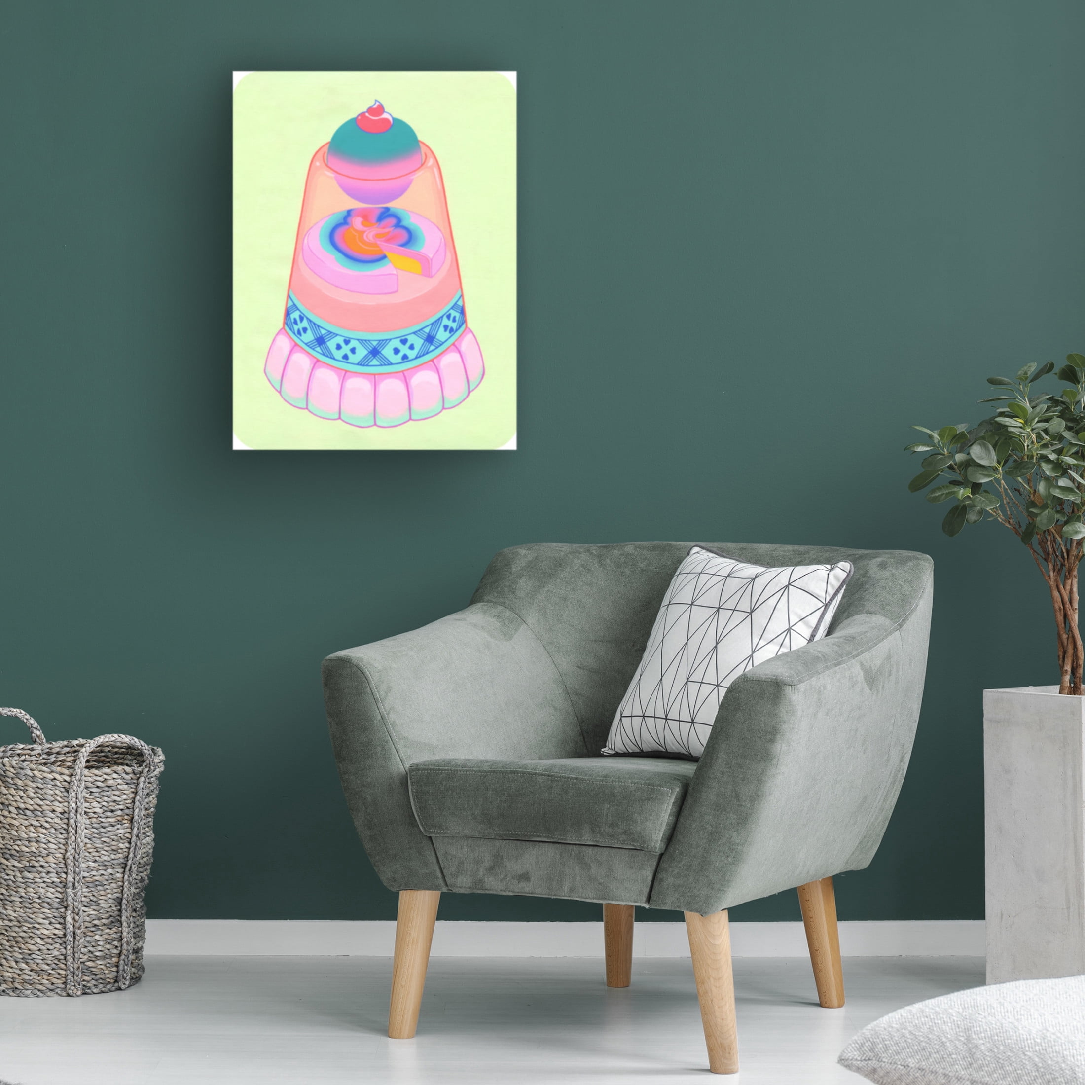 Tsz Kam 'Put me away, look at me, 2019' Canvas Art - 18 x 24 Inches