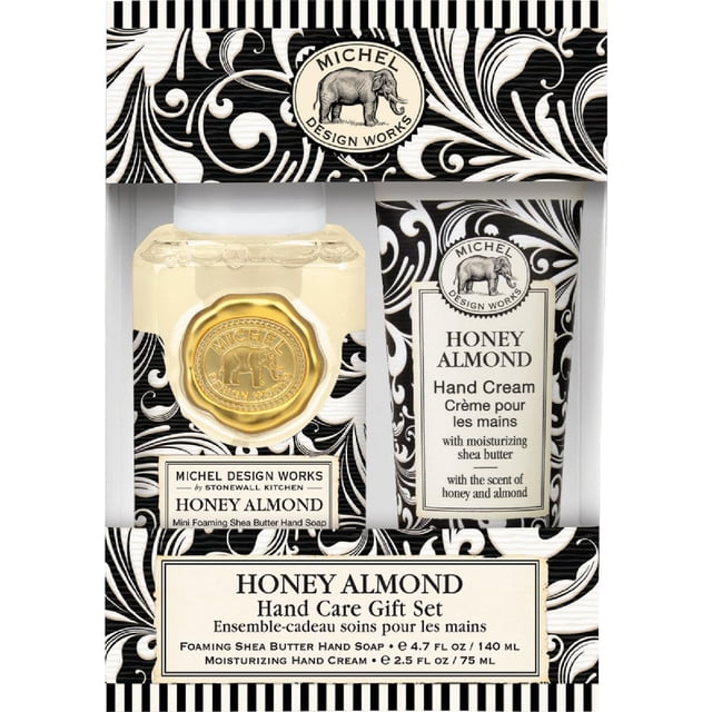 Set de regalo para el cuidado de las manos Michel Design Works Honey Almond