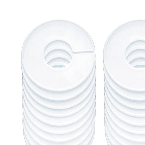 10 Séparateurs De Cintre En Plastique - Organisateur Taille Vêtement Pour Penderie Ou Magasin