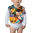 thumbnail image 6 of Kdxio Abstract Musical Faces Bibs For Babies, Baby Bibs for Eating, Toddler Bibs, Waterproof Bibs, Feeding Bibs, for Toddlers, Boys, Girls, 6 of 8