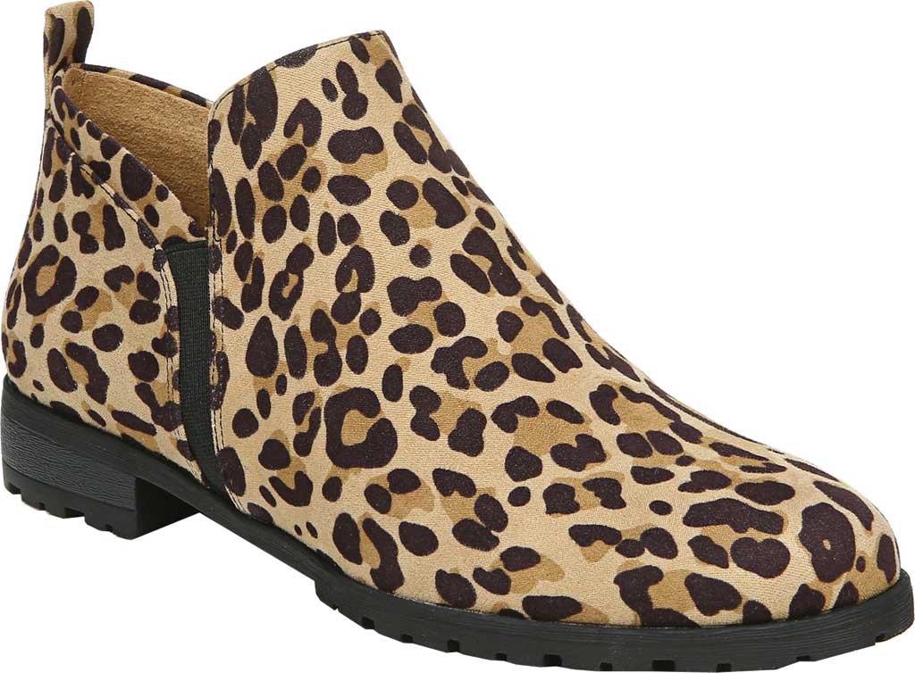 dr scholl's leopard booties