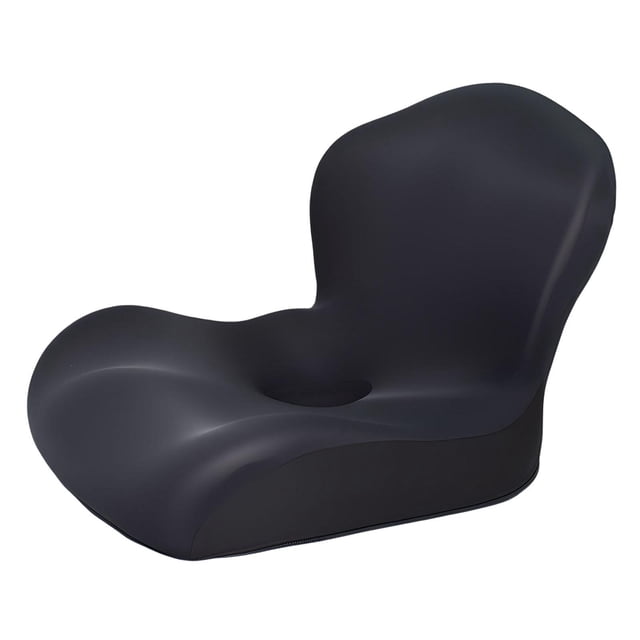 lionlar Seat Cushion Hip Pad Multi Functional Back Support for Dormitory Office Sofa black