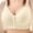 Beige, variant on Womens Front Closure Bra Light Support Comfortable Wireless Bra for Lounge Push Up Full Coverage Breathable Bra, All-Day Wear, Underwear 42A