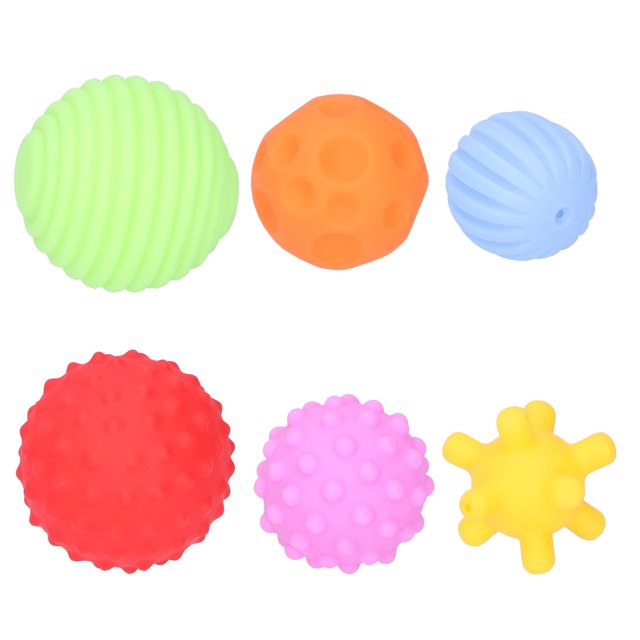 Bolas Sensoriales para Bebés NikouMX 6 Piezas de Silicona