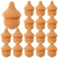 thumbnail image 4 of CIMAXIC 20Pcs Unfinished Wooden Acorns Craft Dolls Khaki Natural Wood, 4 of 10