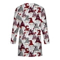 thumbnail image 5 of LYXSSBYX Christmas Dresses Women Plus Size Clearance Women Casual Long Sleeve Round Neck With Pocket Christmas Printed Dress, 5 of 5