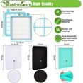 thumbnail image 2 of 2 Pack Filter For Philips Fc8058/01 Fc8630 - Fc8639, Fc8640 - Fc8649, Fc8470 - Fc8479 Vacuum Cleaner Replacement Filter For Philips Powerpro Active Po, 2 of 5