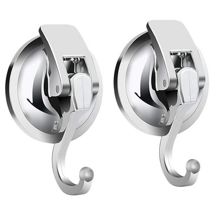 

Heavy Duty Vacuum Suction Cup Hooks () For Kitchen Bathroom Restroom Organization