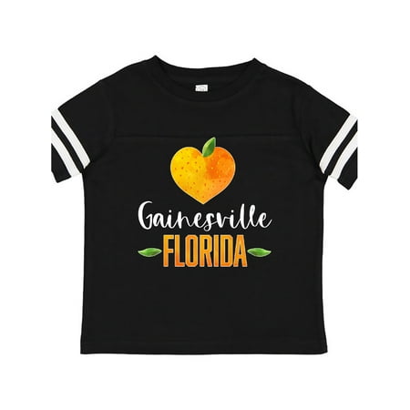 

Inktastic Gainesville Florida Orange in Heart Gift Toddler Boy or Toddler Girl T-Shirt