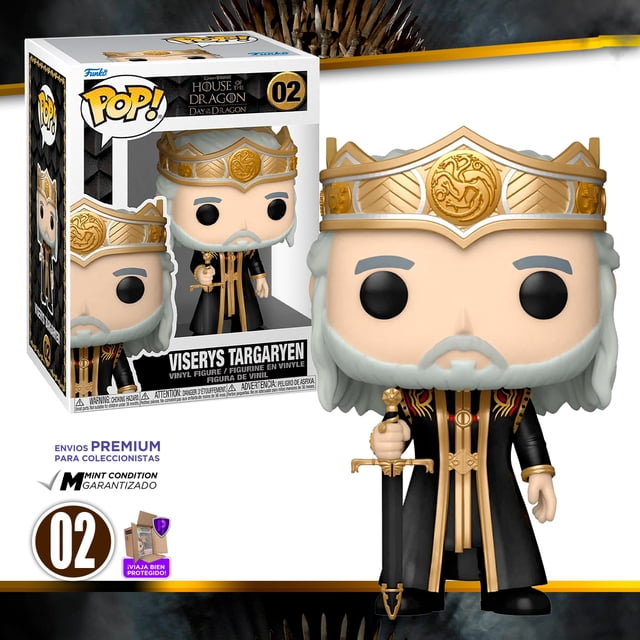 Figura Original Funko Pop Viserys #02 La Casa Del Dragon