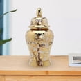 thumbnail image 3 of GUOOL Modern Ginger Jar with Lid Storage Crafts Decorative Collectable Porcelain Jar, 3 of 8