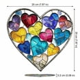 thumbnail image 2 of Acrylic Suncatcher Window Hanging Colorful Hearts Valentine Room Decor Housewarming Gift C, 2 of 7