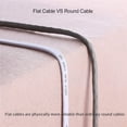thumbnail image 4 of Matsuzay Tipo Cat7 Cable de red Cable plano de Ethernet para hotel de Ministerio del Interior Cable de red Cables de computadora negro 15M, 4 of 6