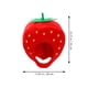 thumbnail image 5 of 1 gorro de peluche con forma de fresa, ideal para cosplay o como accesorio para fotos., 5 of 7