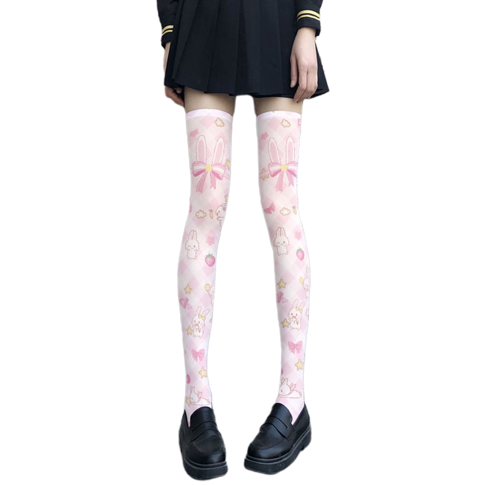 Fluffy Constellation Pink Tights – Lolita Collective