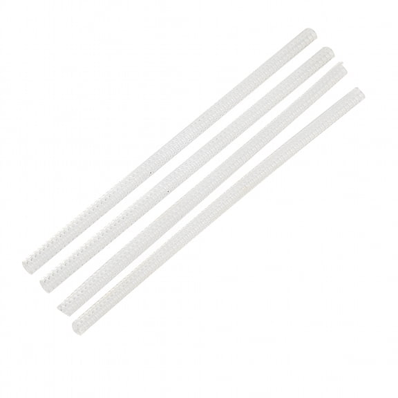 DESIGNICE 4pcs Plastic Transparent Ring Size Adjuster Guard Tightener Jewelry Resizing Tool (Large)