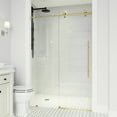thumbnail image 3 of Vigo Vg6021cl6476 Elan E-Class 76" High X 64" Wide Sliding Frameless Shower Door -, 3 of 7