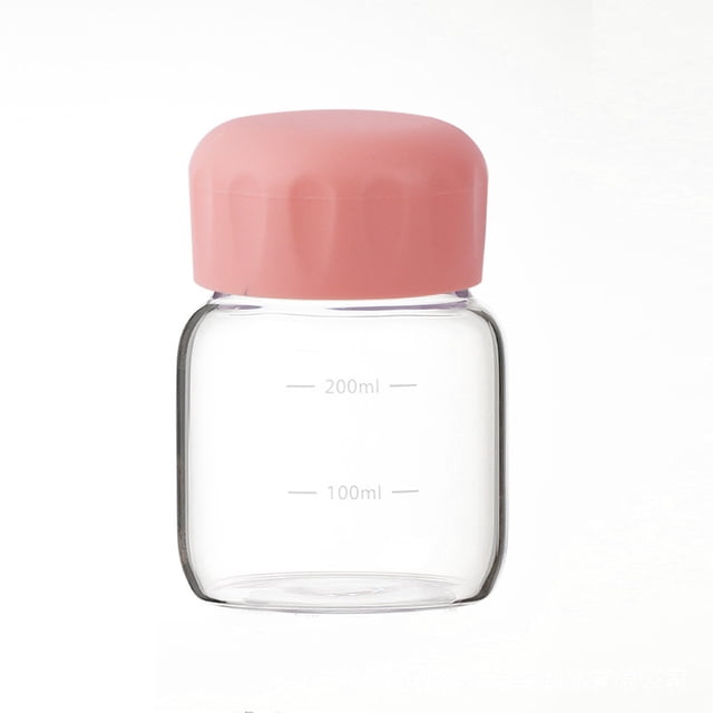 Leche portátil café leche té grasa vidrio 200ml-300ml