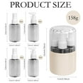 thumbnail image 2 of 4-in-1 Refillable Travel Bottles, Snap-on Lid, 1.69 oz, Beige, 4 Count, 2 of 7