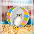 thumbnail image 3 of Hamster Wheel Toy Silent Exercise Diameter Cage Attachment Running Wheel for Hamster Entertainment Stay Healthy, 3 of 6