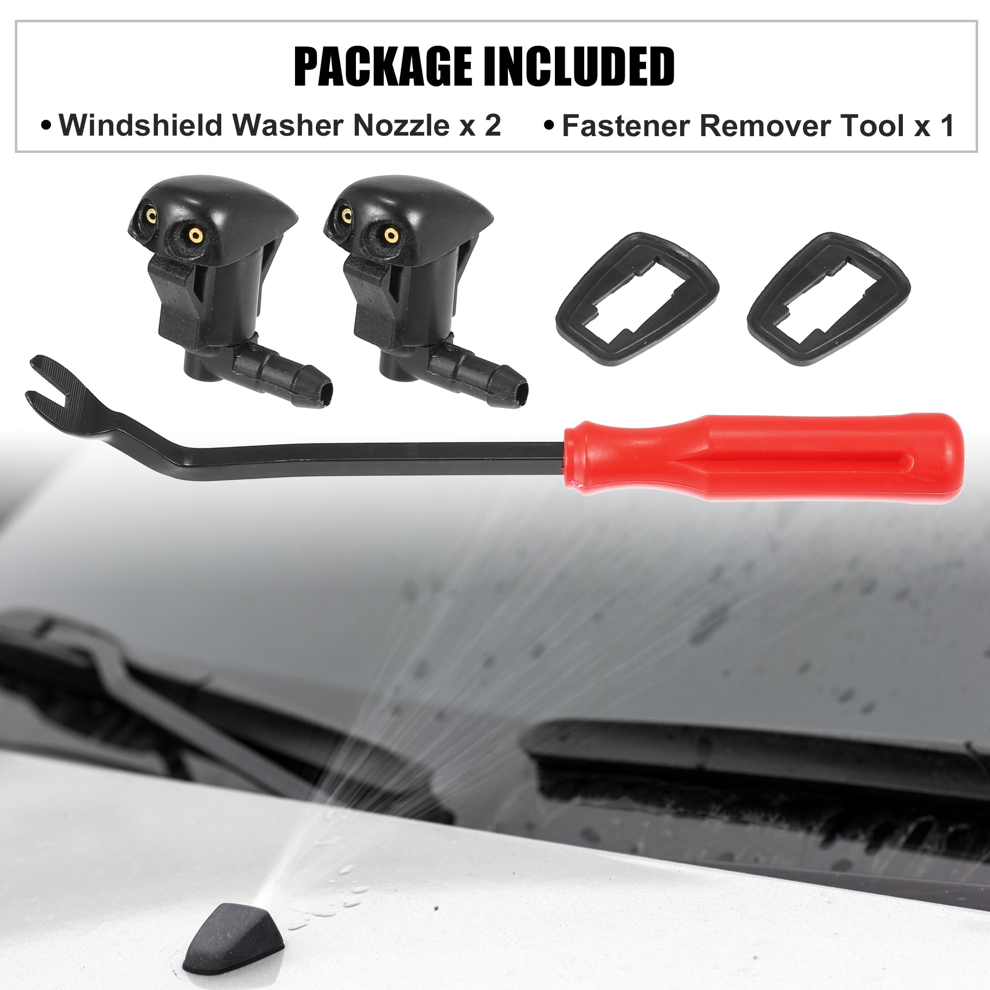 Unique Bargains Wiper Washer Nozzle Kit for Toyota Yaris XP10 for Tacoma MK1
