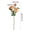 H, variant on Weloille Artificial French Burnt Edge Rose Flower 1 Piece, 3 Heads Realistic Faux Silk Rose Bouquet, Long Lasting No Fade Fake Floral Decoration, for Home Wedding Party Vase Decor