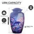 thumbnail image 2 of Yatskia Purple Dolphin Urns for Human Ashes Adult Female, Decorative Urns for Human Ash, Large Burial Urn for Ashes Adult Male, (Classic 10 Inch and 3 Inch), 2 of 8