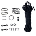 thumbnail image 2 of jinwen 1 Set of Pad Eye Anchor Trolley Rope Pulley Hardware Kit for Kayak Canoe DIY, 2 of 6